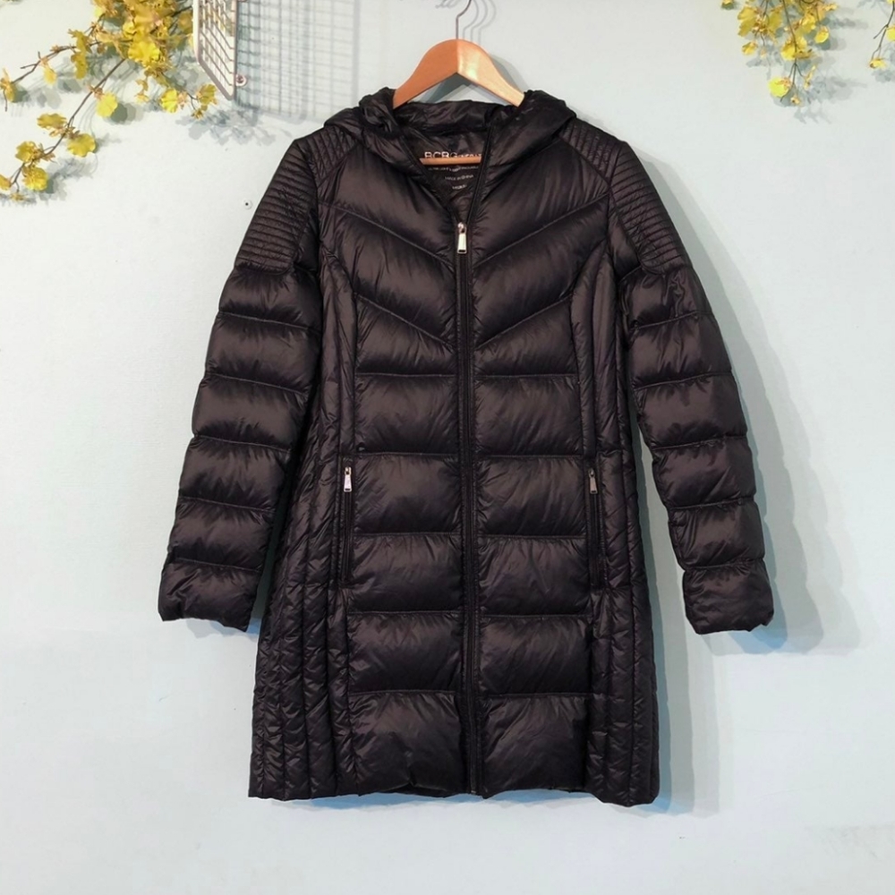 BCBGeneration ultra light weight packable down jacket